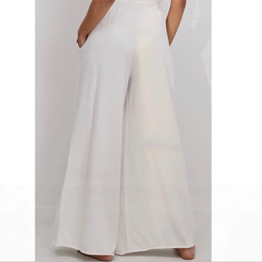 NWT Lunya Cozy cotton silk relaxed ankle pant sincere white size XS S - Picture 2 of 6